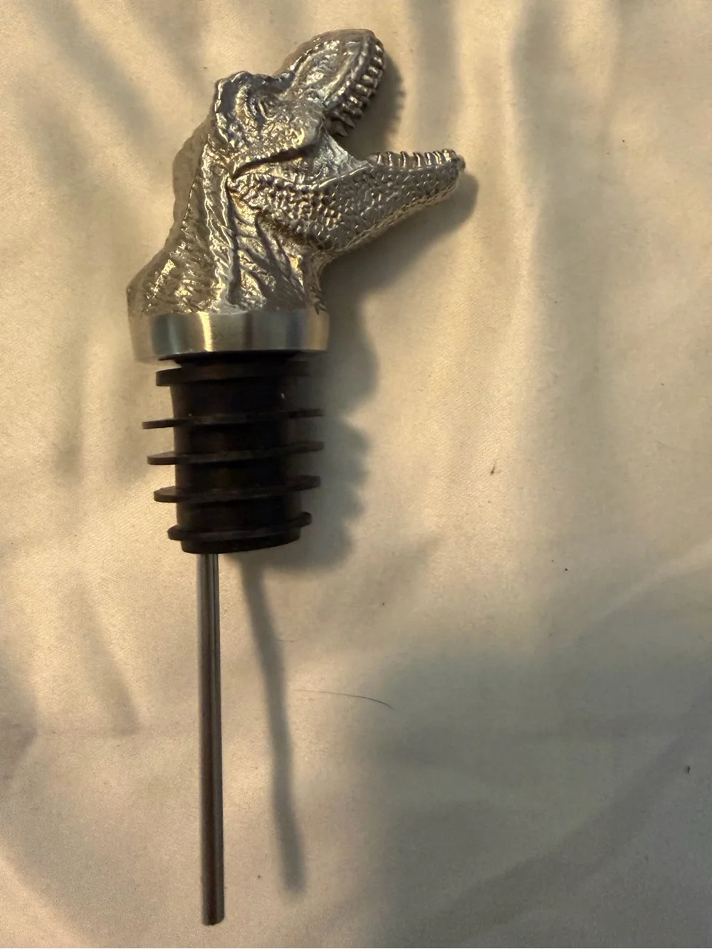 NWOT Menagerie T Rez Bottle Pourer - Decorative Bar Accessory